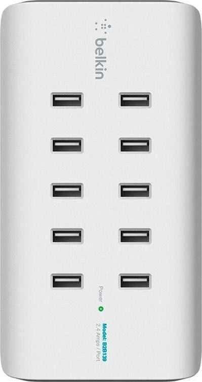 Belkin Rockstar 10 prievadų USB įkroviklis. stotis, 120W B2B139vf