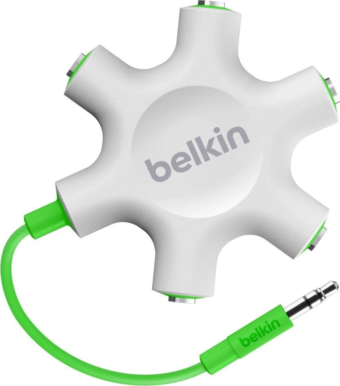Belkin F8Z274bt RockStar 5 x 3,5mm Jack Audio Splitter balta