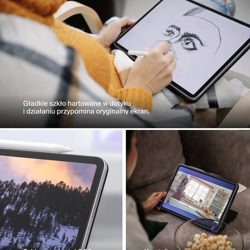 Belkin Szkło na iPad Air 13'' (M2), TemperedGlass, su aplikatorem
