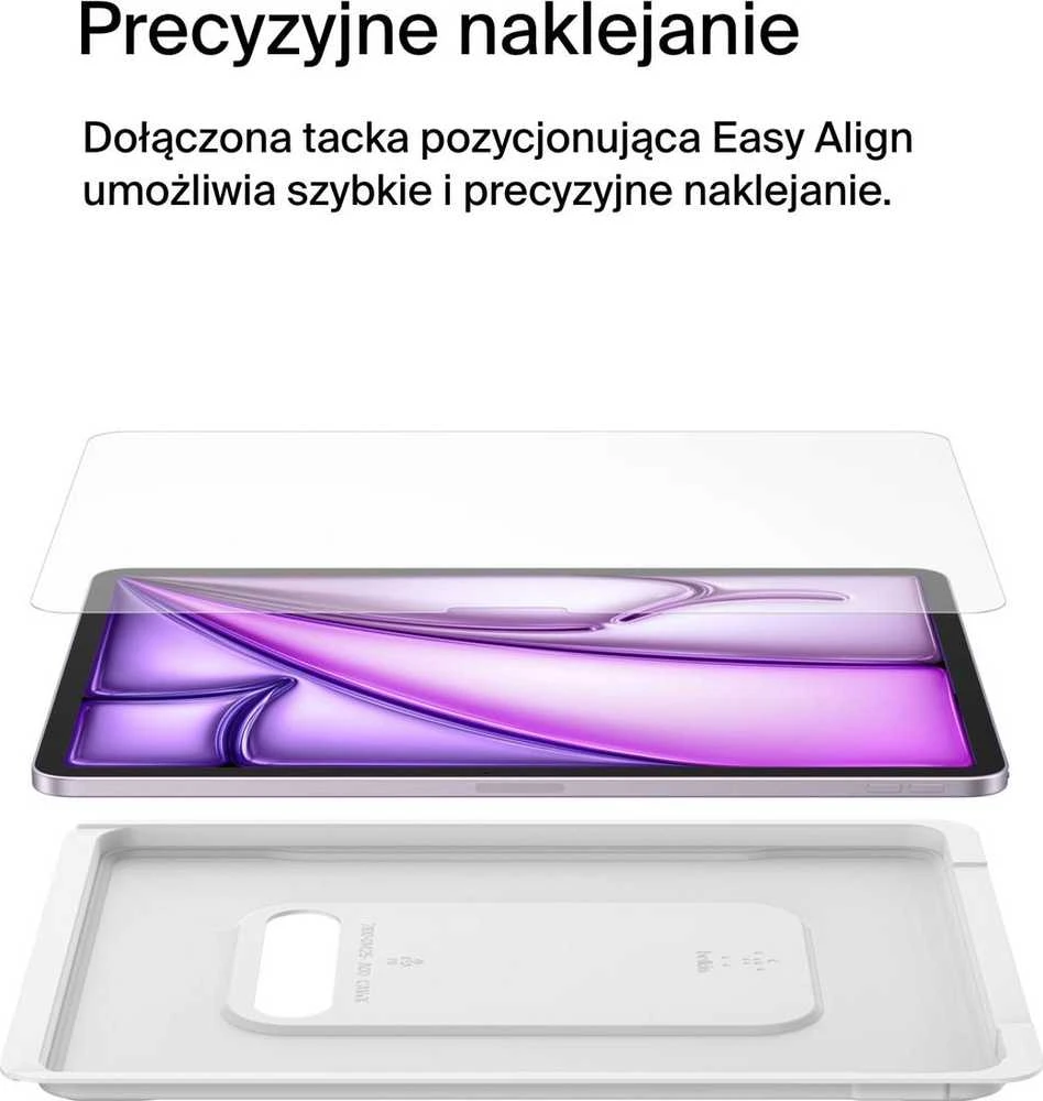 Belkin Szkło na iPad Air 13'' (M2), TemperedGlass, su aplikatorem