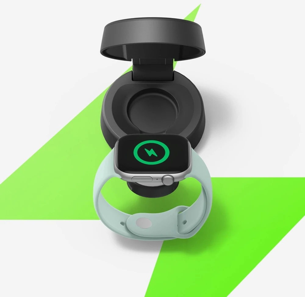 Įkroviklis Belkin UltraCharge Pro Qi2 25W magnetyczna 2w1 Grafitowa (WIZ043KQCH)