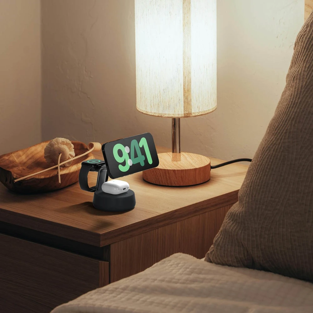 Belkin UltraCharge Pro 25W Qi2 mag.3-in-1 Ladest.sw. WIZ040kqCH
