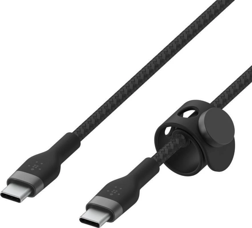 Belkin CAB011bt2MBK BOOST CHARGE™ USB-C į USB-C 2.0 silikoninis pintas 2m juodas