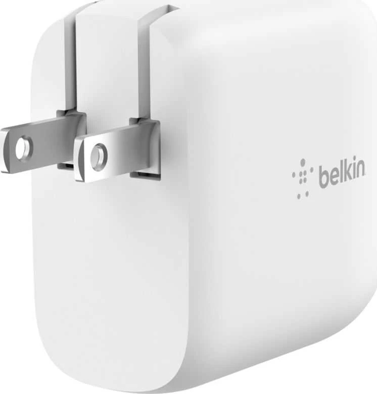 Belkin 2x USB C, maitinimo šaltinis, 40W, balta