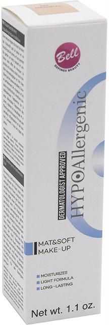 Bell HypoAllergenic Mat&Soft MakeUp 02 Natural, 30 g