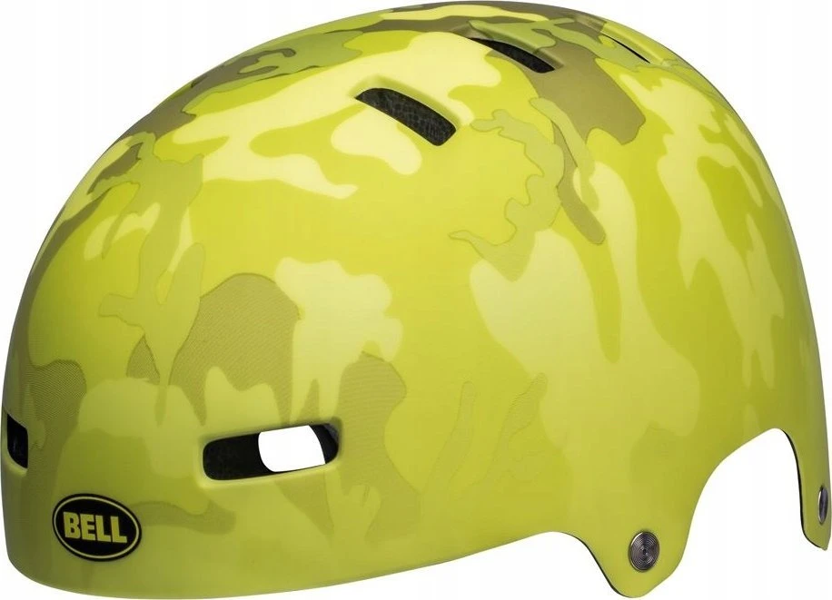 Bell Kask vaikiškas SPAN matiniai hi-viz geltoni kamufliažiniai dydis S (BEL-7138081)