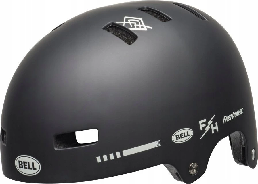 Bell Kask bmx LOCAL matte juodas baltas fasthouse dydis M (55–59 cm)