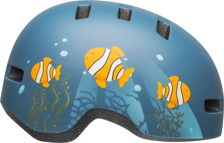 Bell Vaikiškas šalmas Lil Hopper klounas, matinė pilka mėlyna S (48-55 cm) (BEL-7104366)
