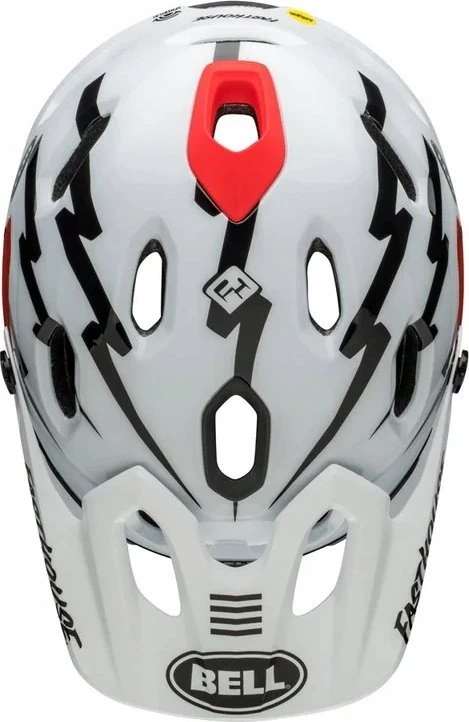 Bell Kask Super DH MIPS sferinės padangos, matinės, blizgios, juodos, rožinės. L (58–62 cm)