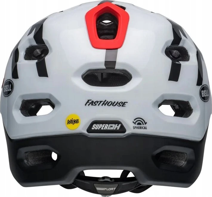 Bell Kask Super DH MIPS sferinės padangos, matinės, blizgios, juodos, rožinės. L (58–62 cm)