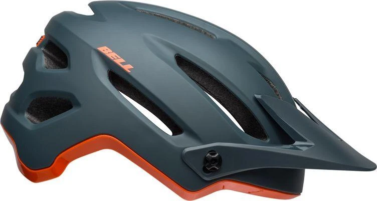 Bell Kask mtb 4Forty cliffhanger matinis blizgus šiferis oranžinis dydis S (52–56 cm) (BEL-7101)