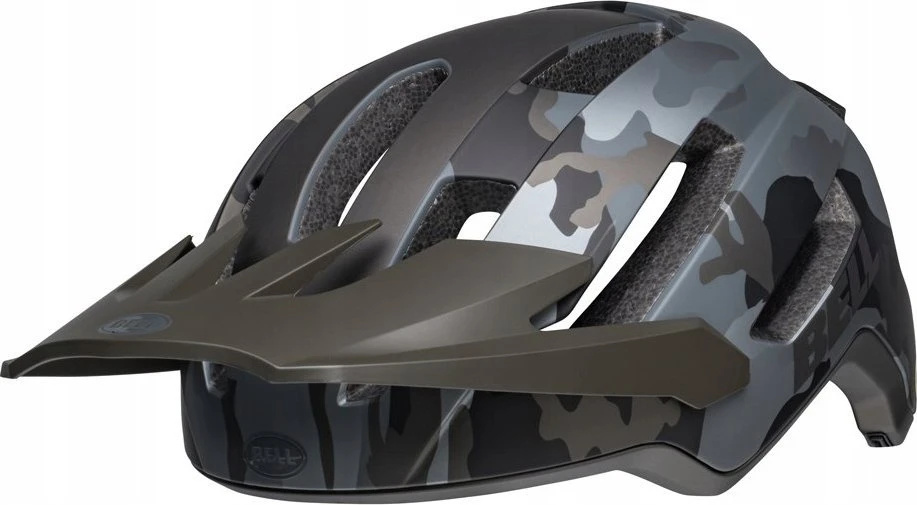 Bell Mtb 4Forty Air Integrated Mips matinė juoda maskavimo spalva. L (58–62 cm)