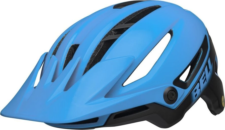 Bell Kask mtb SIXER Integrated MIPS matinės šviesiai mėlynos juodos spalvos, rožinis M (55-59 cm) (BEL-7158254)