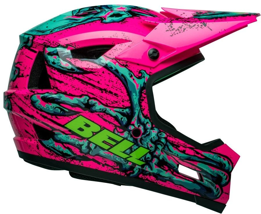 Bell Kask pilno veido šalmas SANCTION 2 DLX MIPS caiden 24 blizgus juodas baltas dydis XL (59-61 cm)