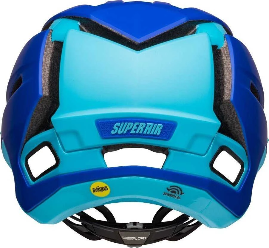 Bell uždaros konstrukcijos šalmas BELL SUPER AIR R MIPS SPHERICAL matinės mėlynos rožinės spalvos. M (55–59 cm) BEL-7141671