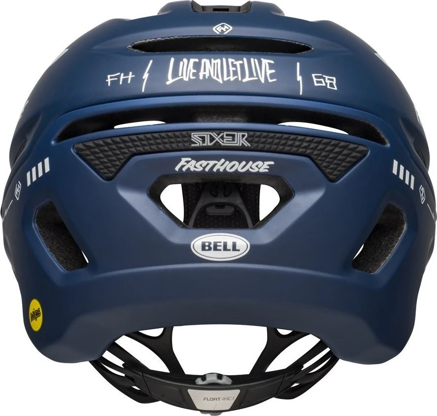 Bell mtb Bell Sixer Integrated MIPS fasthouse matte gloss juodas auksinis dydis S (52–56 cm) BEL-7127651