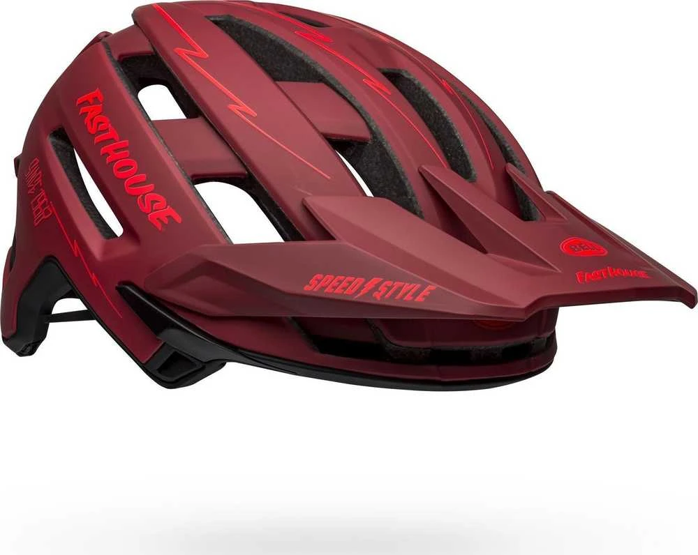 Bell Šalčio pilnas veidas BELL SUPER AIR RMOS SPHERIFINĖ matinė raudona juoda židinio roz. L (59-63 cm) (NEW)
