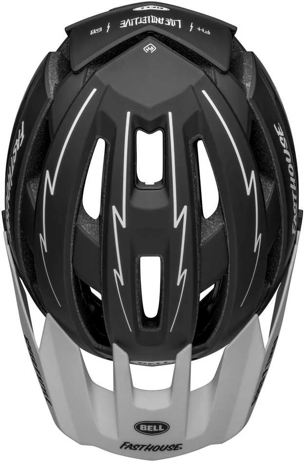 Bell Šalčio pilnas veidas BELL SUPER AIR RMOS SPHERIFINĖ matinė juoda balta židinys Roz. L (59-63 cm) (NEW)