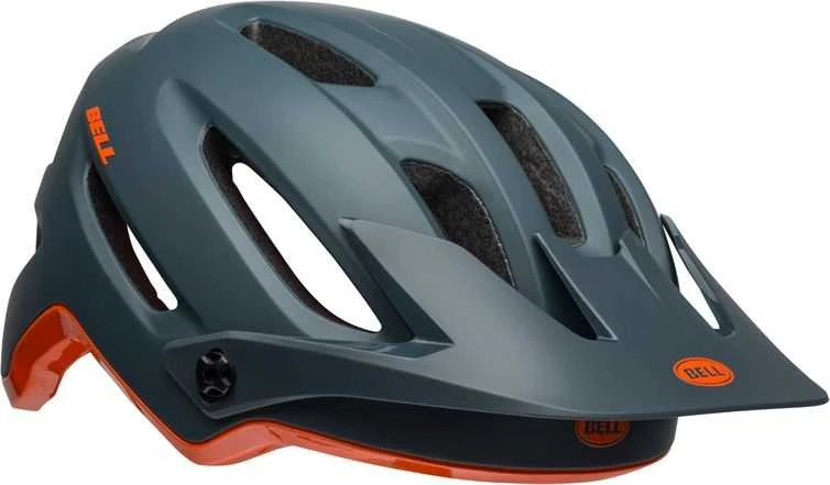 Bell Kask mtb 4Forty cliffhanger matinis blizgus šiferis oranžinis dydis S (52–56 cm) (BEL-7101)
