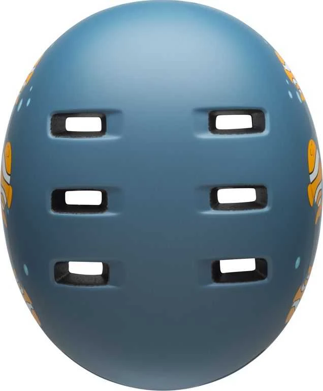 Bell Vaikiškas šalmas Lil Hopper klounas, matinė pilka mėlyna S (48-55 cm) (BEL-7104366)