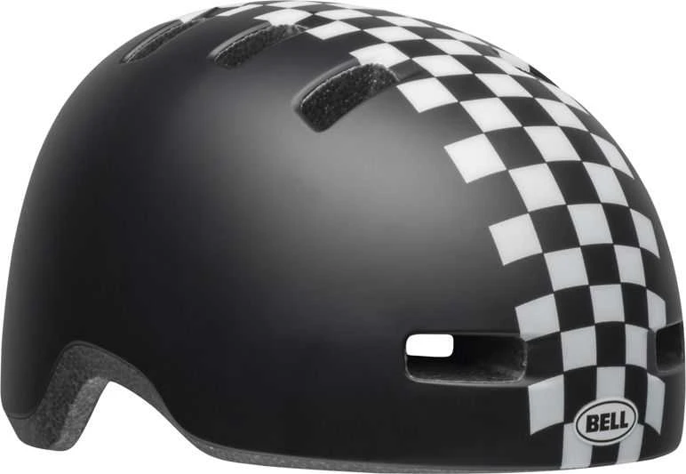 Bell Lil Ripper checkers matte juodas baltas dydis S (48–55 cm) (306051-uniw)