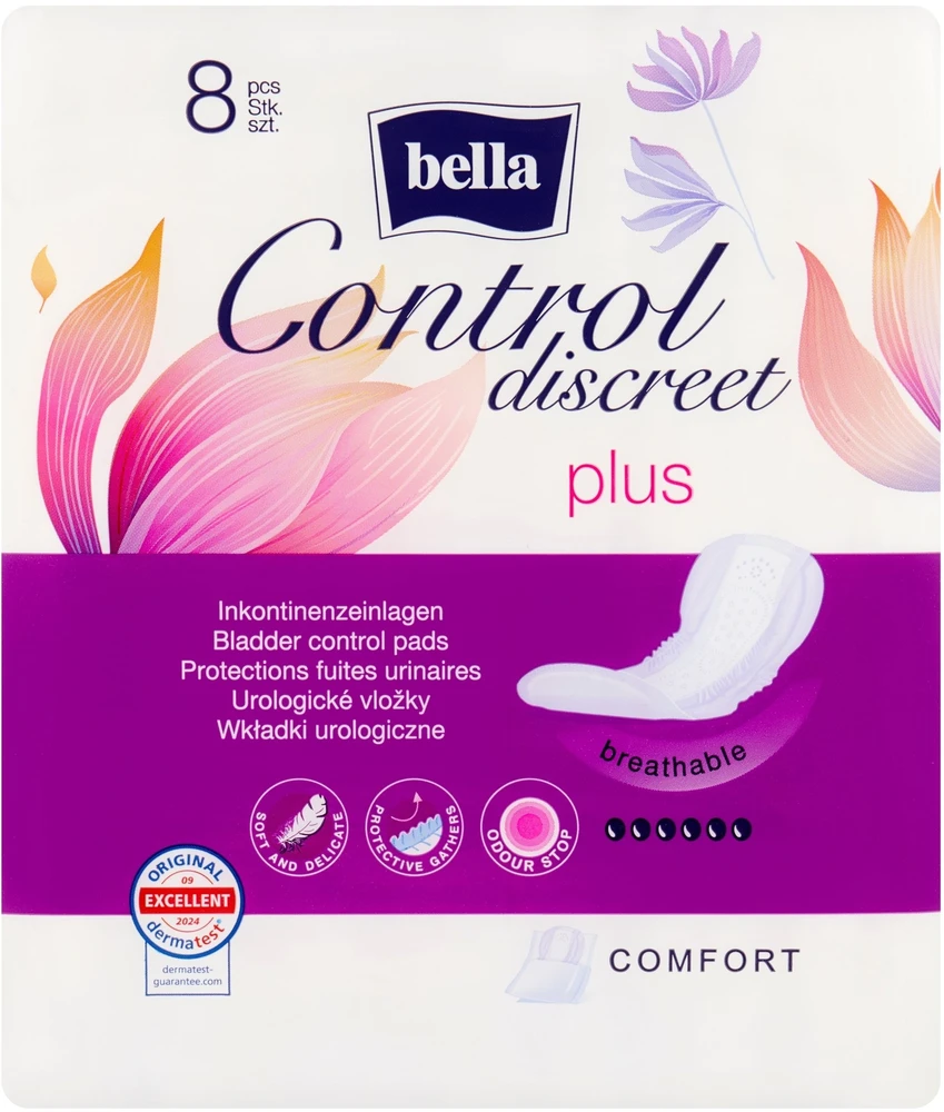 Bella „Control Discreet Plus“ urologiniai įklotai