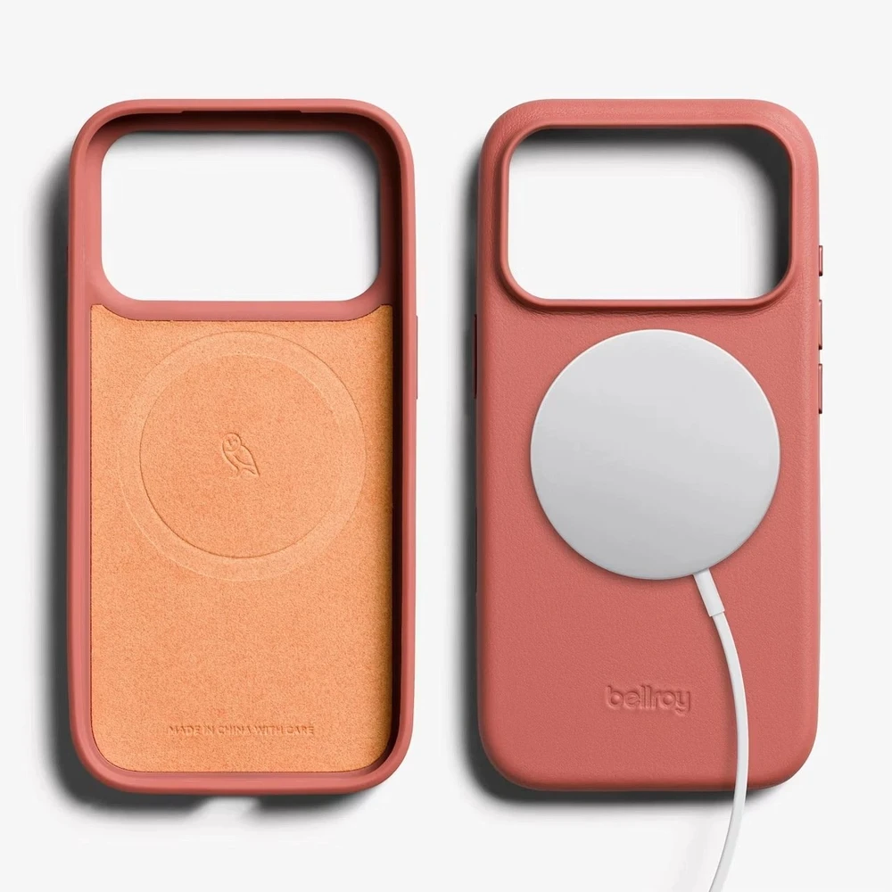 Bellroy Odinis dėklas - etui, skirtas iPhone 18 Pro / 17 Pro, suderinamas su MagSafe (šviesus kanjonas) (PCXM-CYN-134)