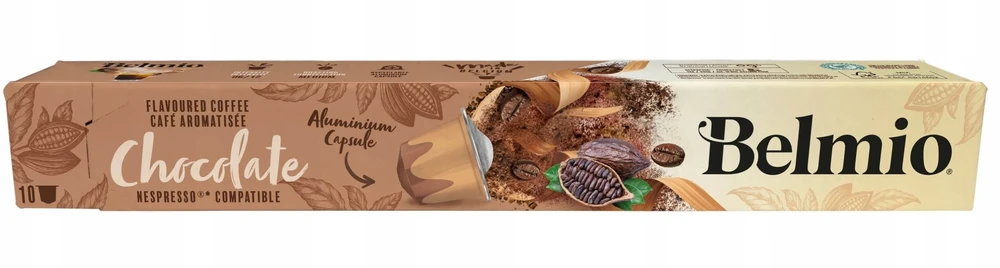 Kavos kapsulės Belmio Chocolate Therapy, Nespresso kavos aparatams, 10 kapsulių / BLIO31181