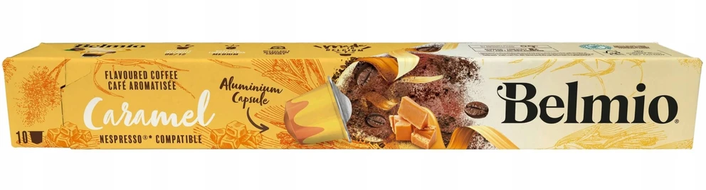 Kavos kapsulės Belmio Caramel Caramba, Nespresso kavos aparatams, 10 kapsulių / BLIO31201