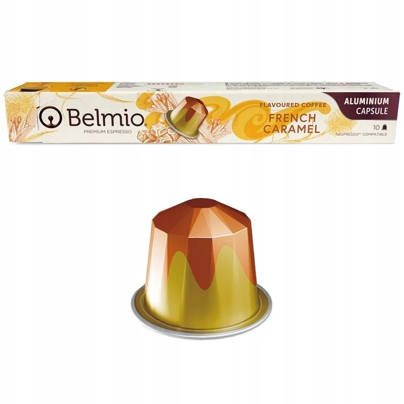 Kavos kapsulės Belmio Caramel Caramba, Nespresso kavos aparatams, 10 kapsulių / BLIO31201