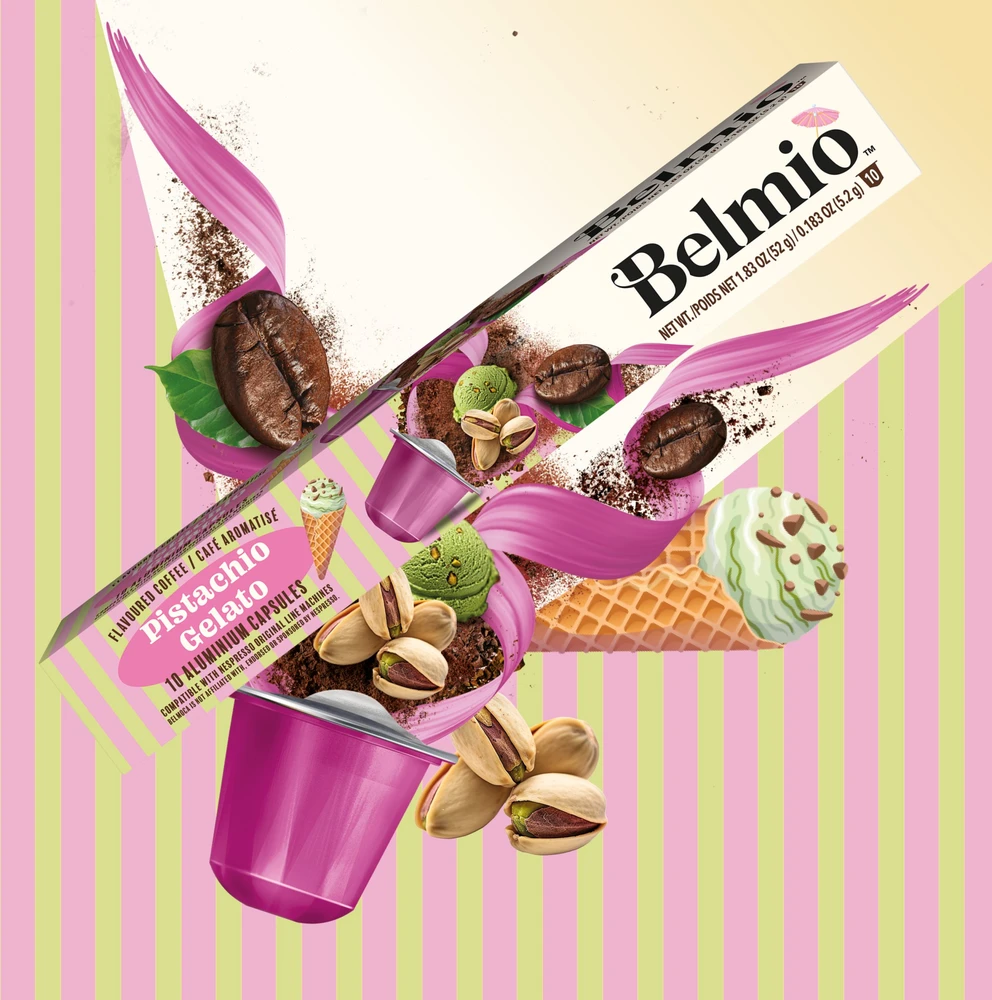 Coffee capsule Belmio Pistachio Gelato