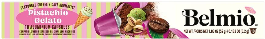 Coffee capsule Belmio Pistachio Gelato