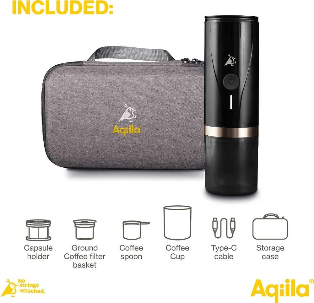 Aqiila – Coffeebird – nešiojamas espreso kavos aparatas