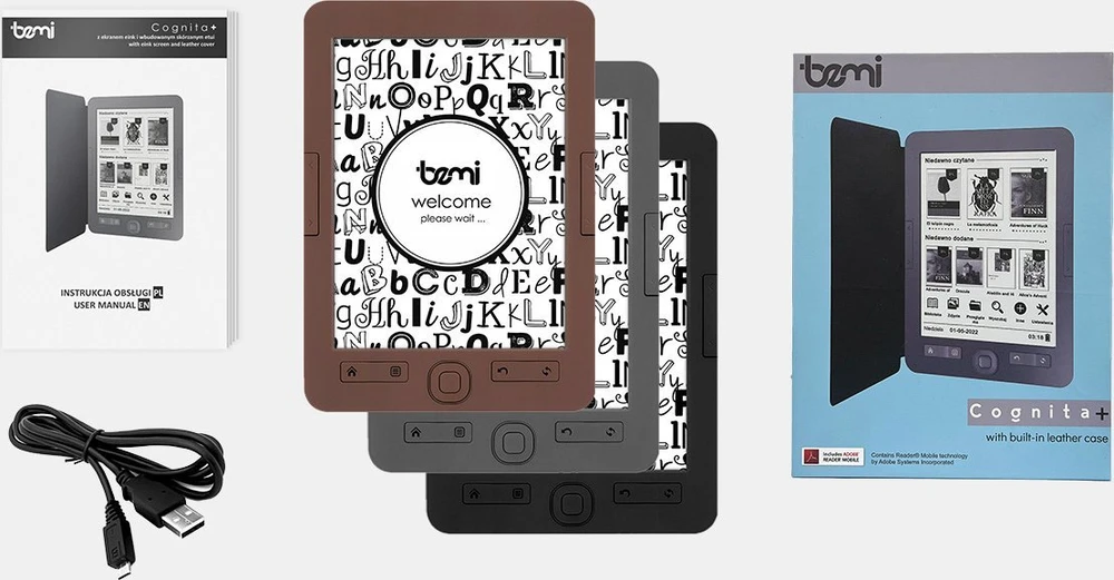 Skaityklė Bemi Cognita+ 4GB grafito (14698)