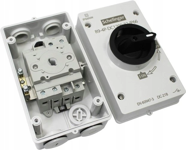 Schelinger Bemko Atjungiklis su izoliacija 32A 4P PV 1200V DC IP66