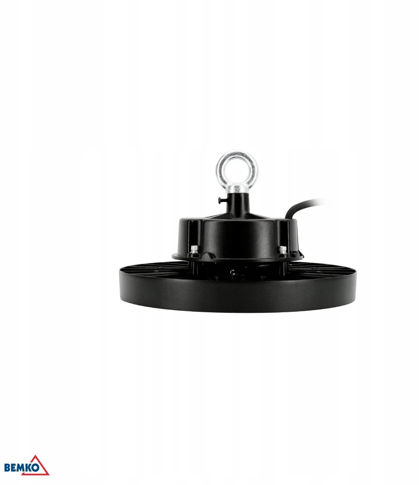 Bemko 100W LED UFO šviestuvas VOYAGER, juodas, 4000K, IP65, 120°