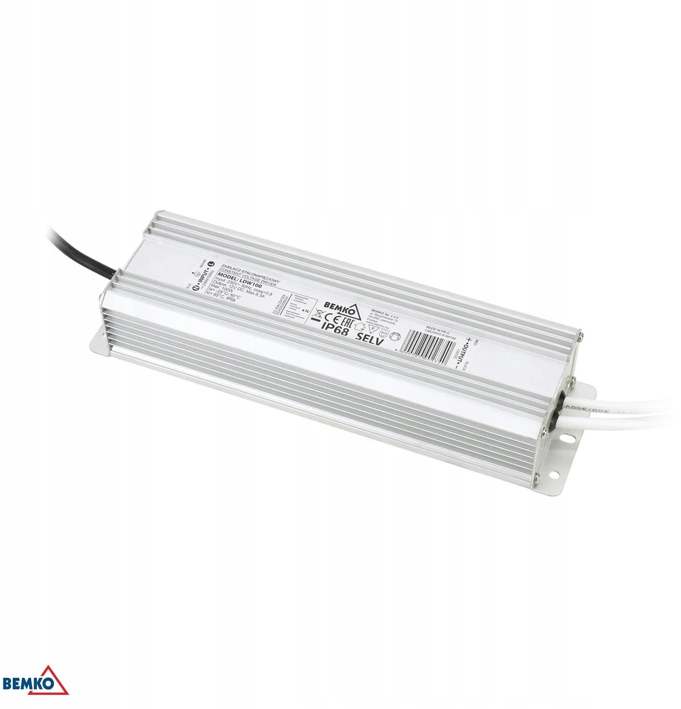 Bemko 100W LED maitinimo šaltinis, 12V, IP68