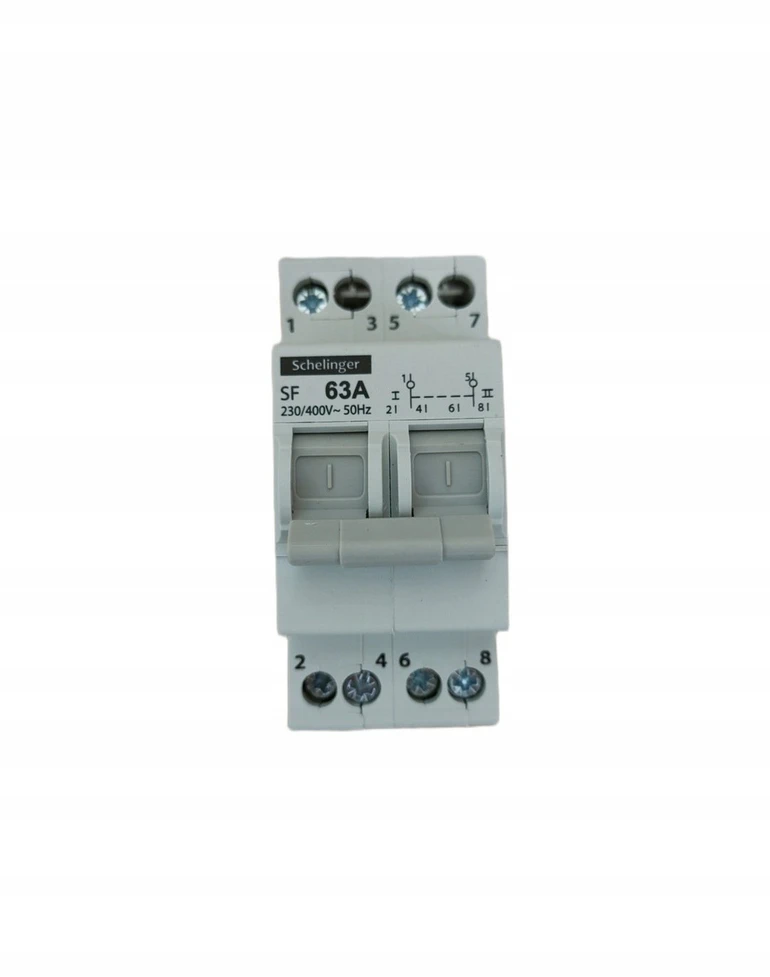 Schelinger Modulinis instaliacinis jungiklis I-0-II 2P 63A
