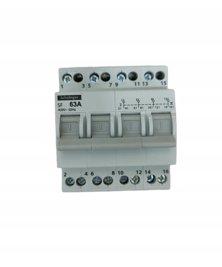 Schelinger Modulinis perjungiklis I-0-II 4P 63A