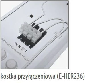 Bemko Linijinis šviestuvas EMPTY, 2xT8, 60cm, IP20
