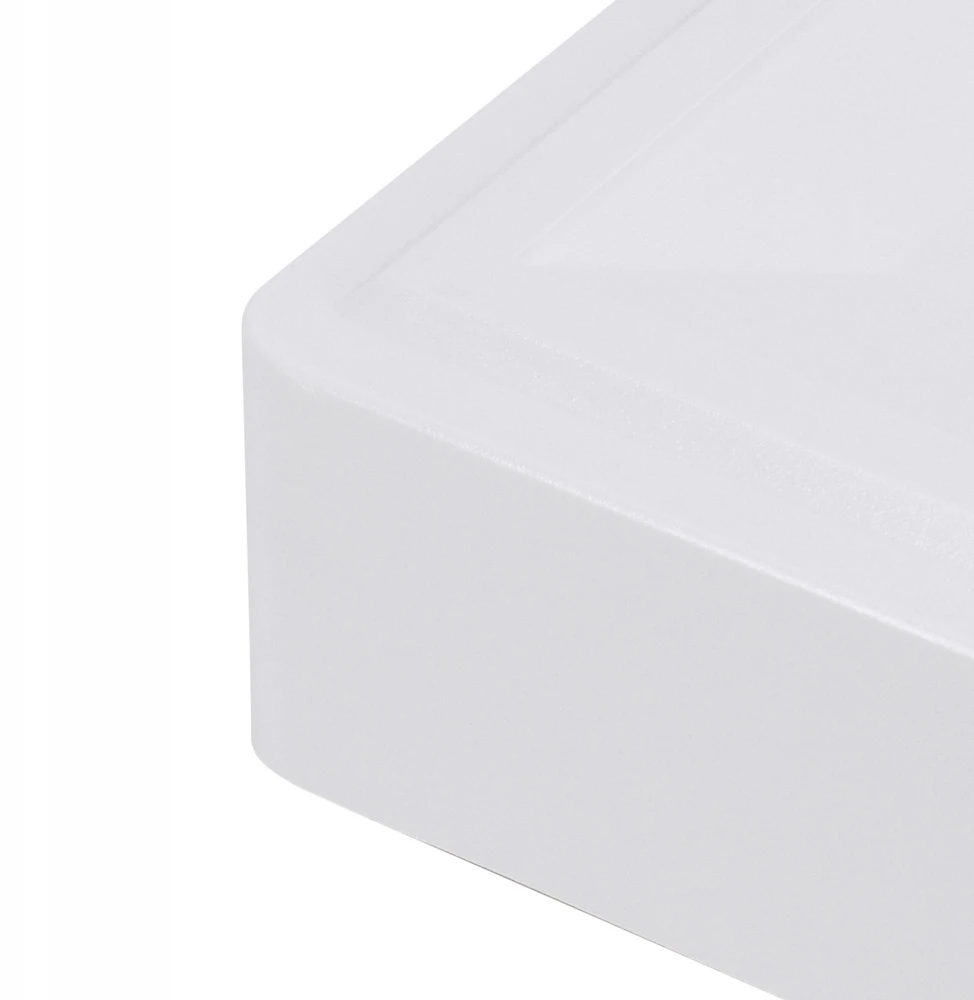 Bemko 3W LED paviršinis avarinis šviestuvas SKALER, baltas, 6000K, IP40, 3h veikimas autonominiu režimu, 50°