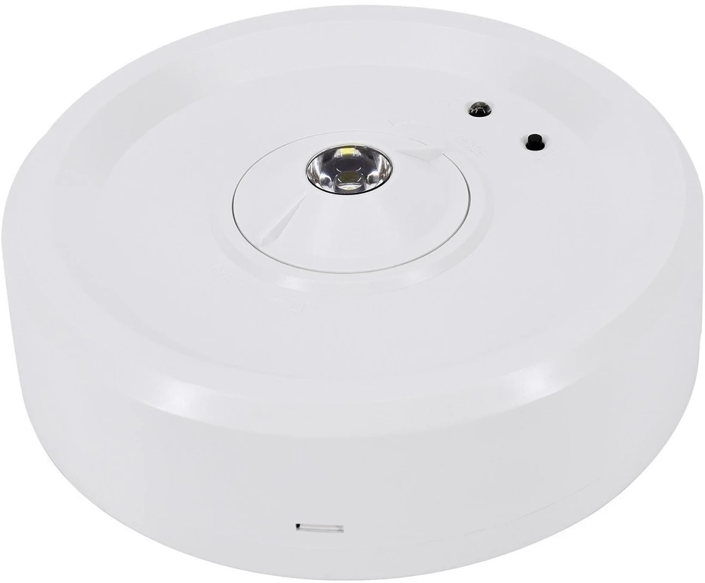 Bemko 3W LED paviršinis avarinis šviestuvas SKALER, baltas, 6000K, IP40, 3h veikimas autonominiu režimu, 50°