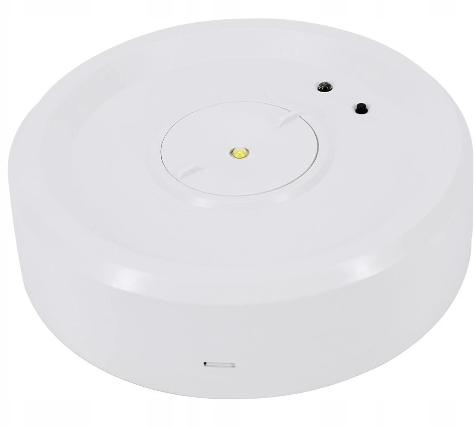 Bemko 3W LED paviršinis avarinis šviestuvas SKALER, baltas, 6000K, IP40, 3h veikimas autonominiu režimu, 120°