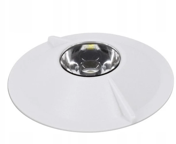 Bemko 3W LED paviršinis avarinis šviestuvas SKALER, baltas, 6000K, IP40, 3h veikimas autonominiu režimu, 50°