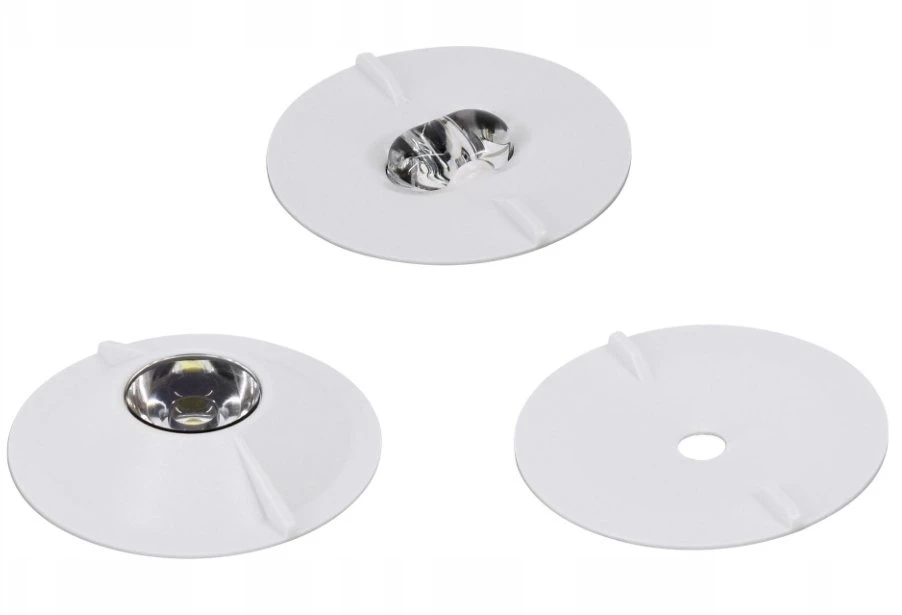 Bemko 3W LED paviršinis avarinis šviestuvas SKALER, baltas, 6000K, IP40, 3h veikimas autonominiu režimu, 50°