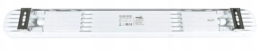 Lubinis šviestuvas Bemko 18W LED linijinis šviestuvas SOLIS, baltas, 4000K, IP65