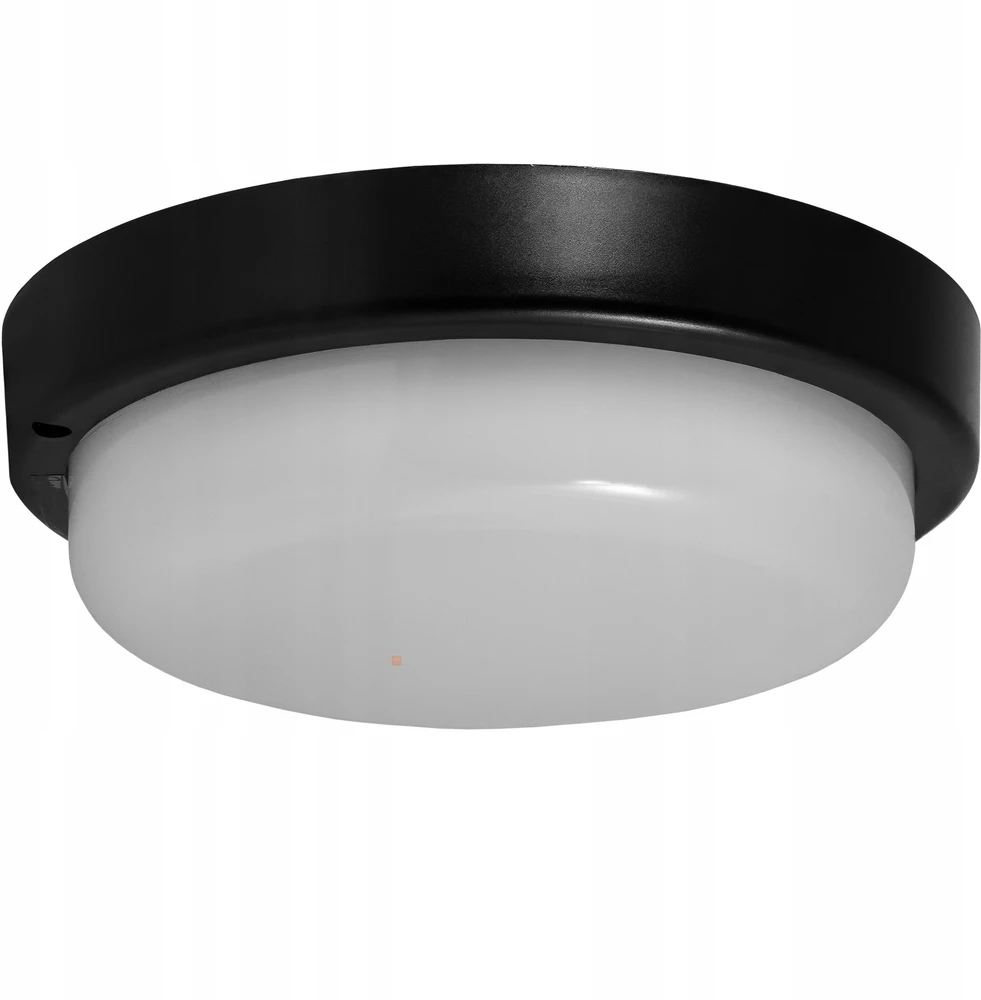 Bemko 12W LED plafonas KANLO, juodas, 4000K, IP54, 120°