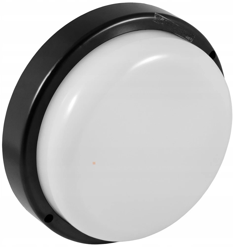 Bemko 12W LED plafonas KANLO, juodas, 4000K, IP54, 120°