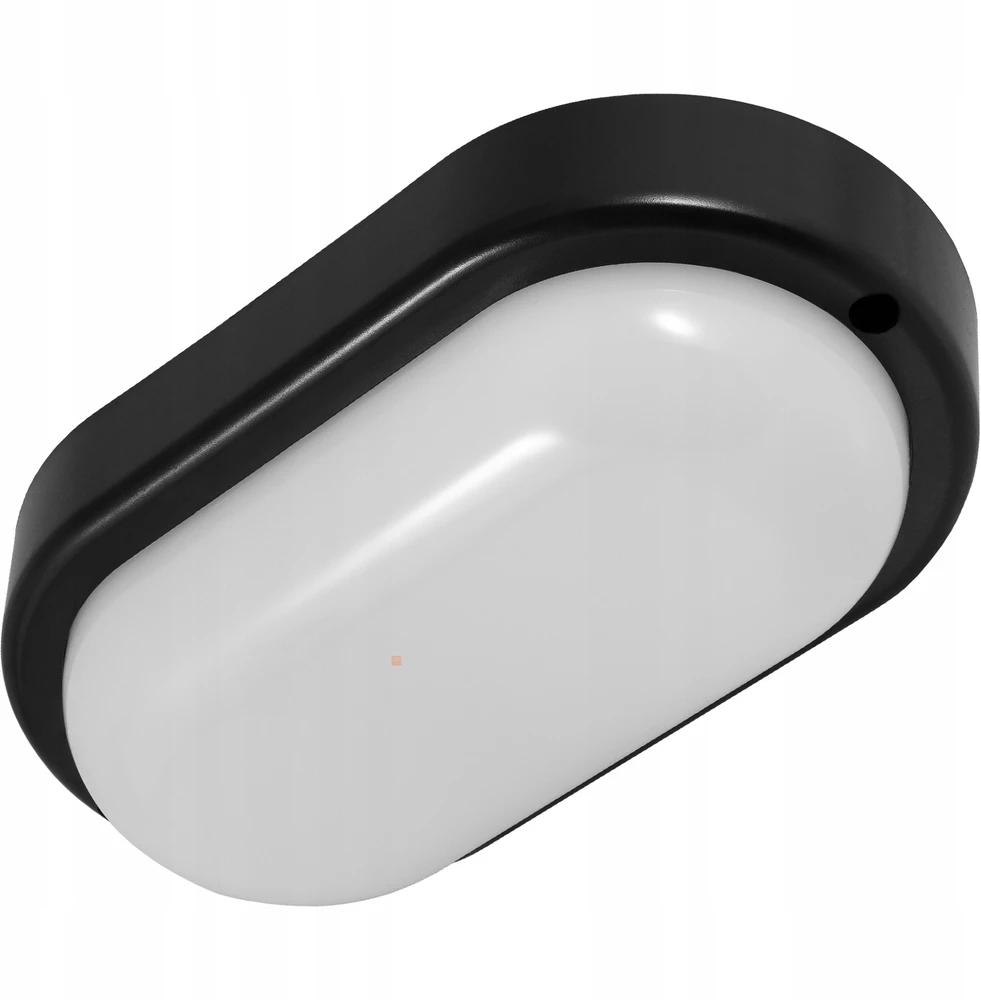 Lubinis šviestuvas Bemko 8W LED plafonas KANLO, juodas, 4000K, IP54, 120°