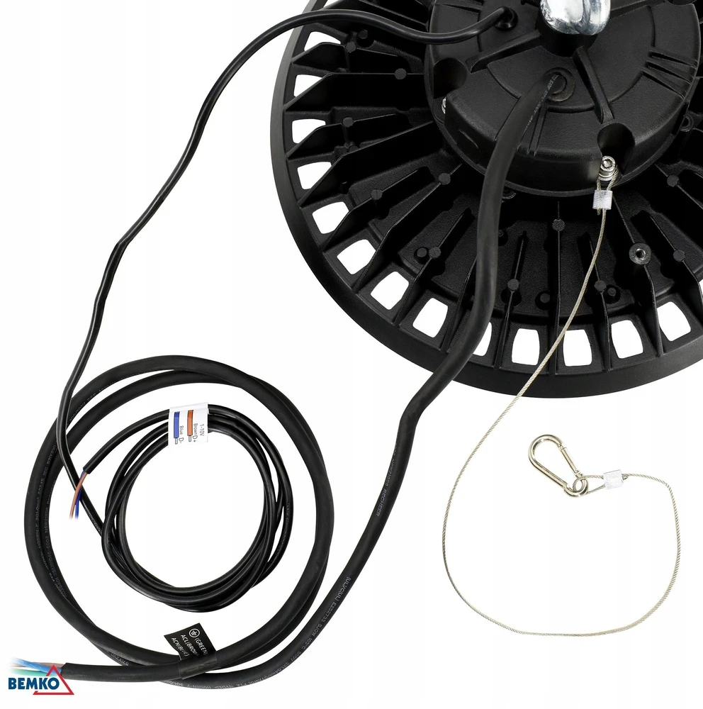 Luxmena 150W LED UFO šviestuvas HBU3 ULTRAS, juodas, 4000K, dimeriuojamas